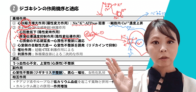 国試頻出！循環器系疾患で押さえるべき重要医薬品を一気にマスター！ 講義風景