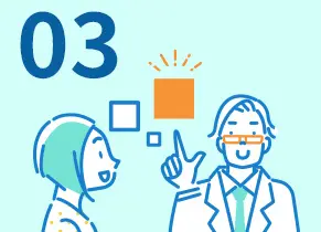 03 データを見る男女のイラスト