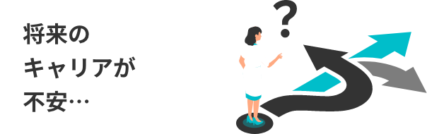 将来のキャリアが不安…