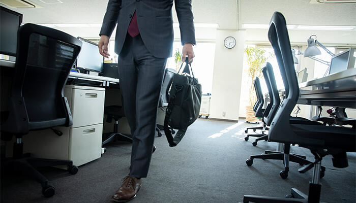 定時退社のイメージ