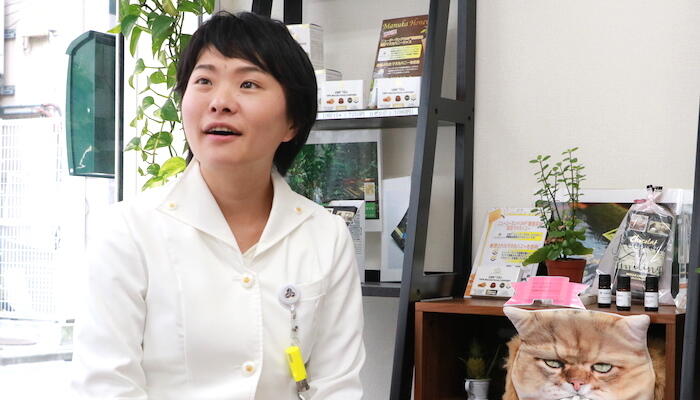 小嶋さんがお話している写真