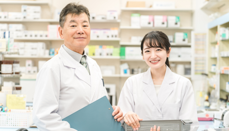 調剤薬局の開業を成功させた薬剤師の写真
