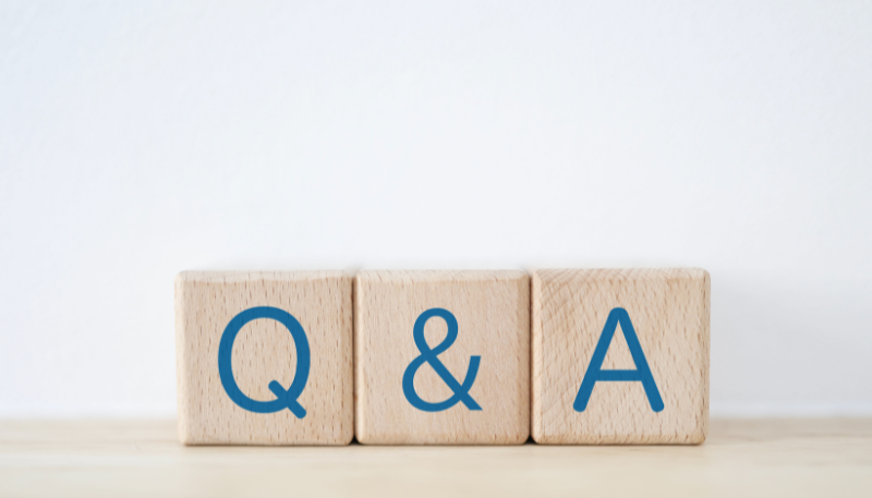 よくある質問と回答をイメージした画像