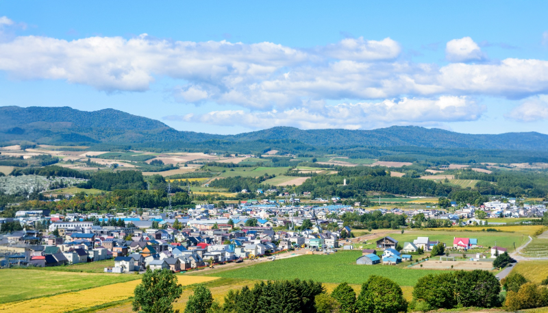地方を表す風景写真