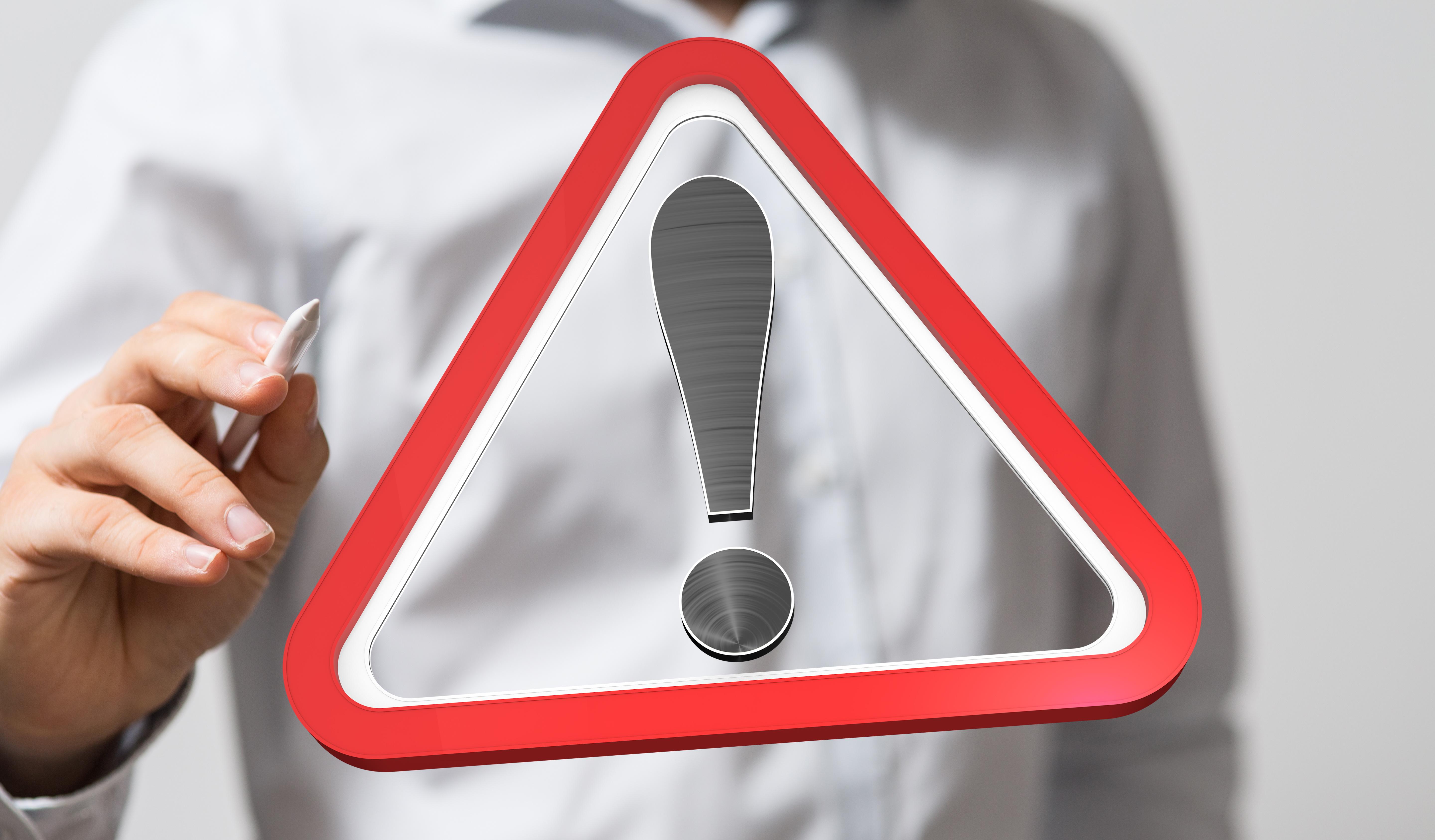 注意マークの画像