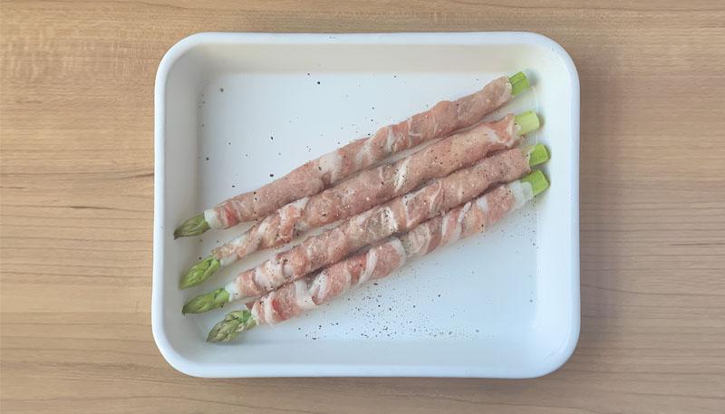 丸ごとアスパラ豚春巻き