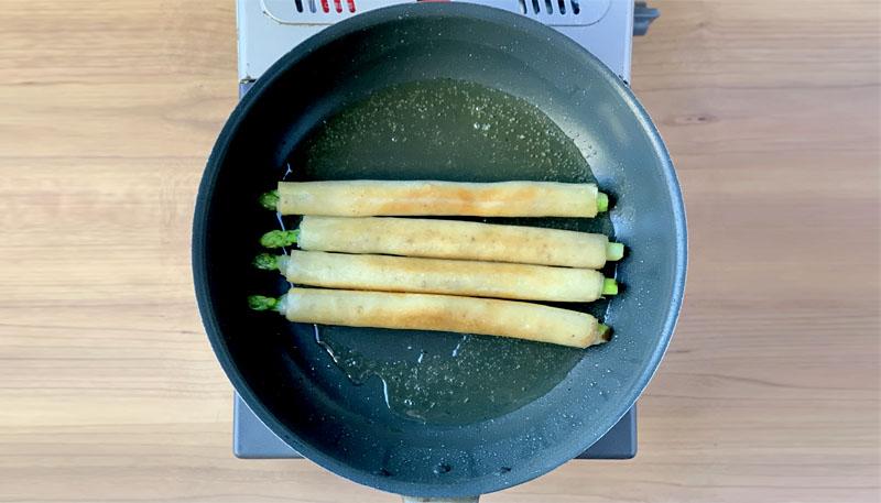 丸ごとアスパラ豚春巻き