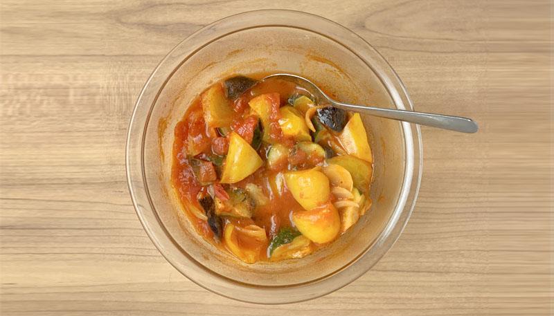 夏野菜たっぷりレンジラタトゥイユ