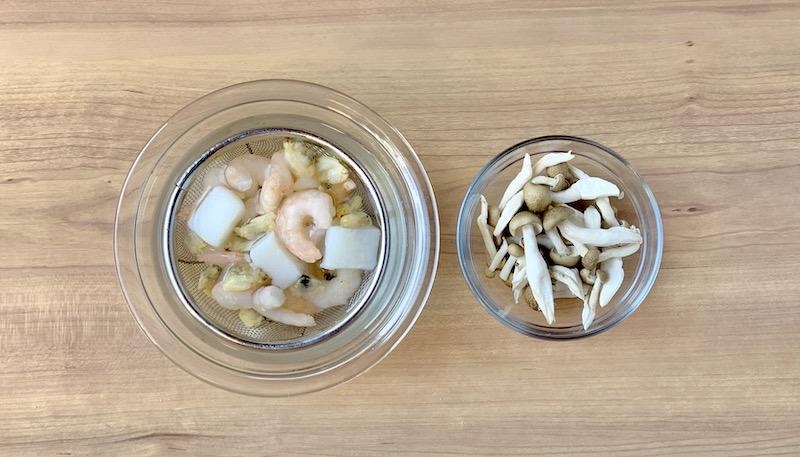 レンジシーフードグラタン