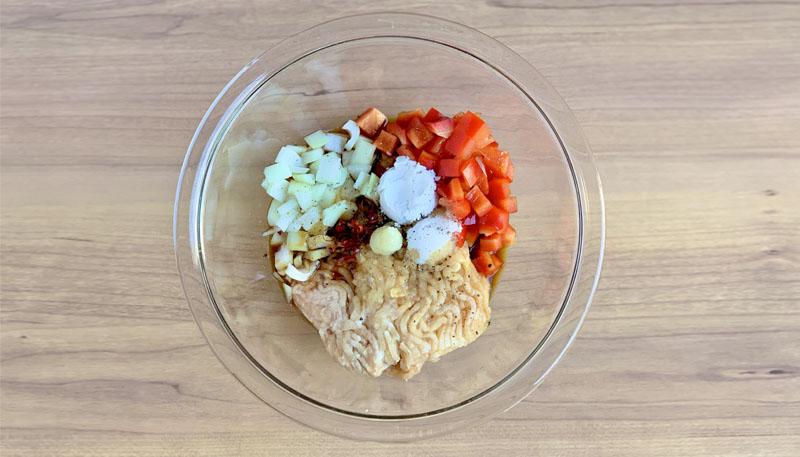 レンジで作る和風ガパオライス