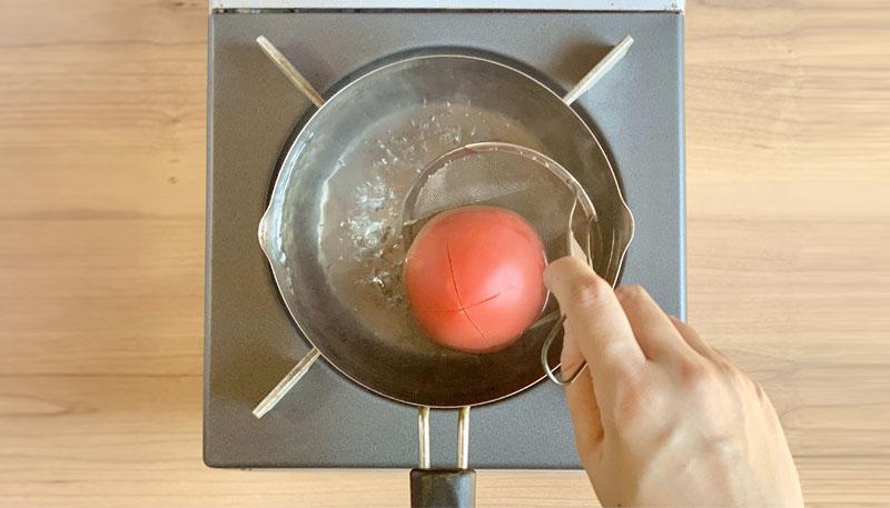 トマトの丸ごとお浸し