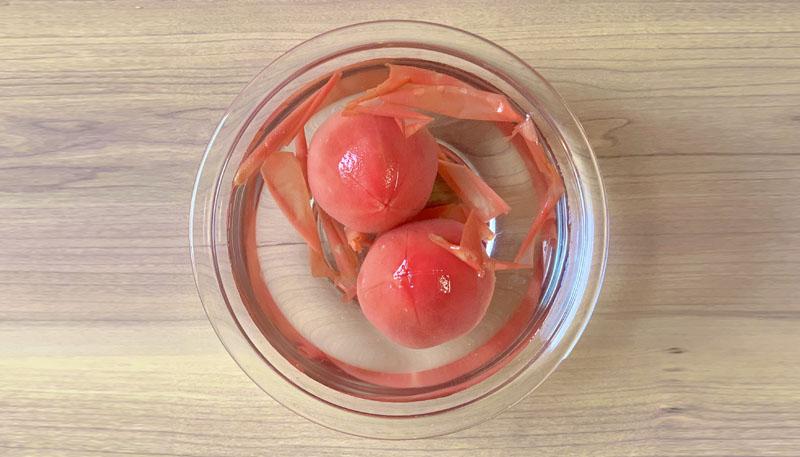 トマトの丸ごとお浸し