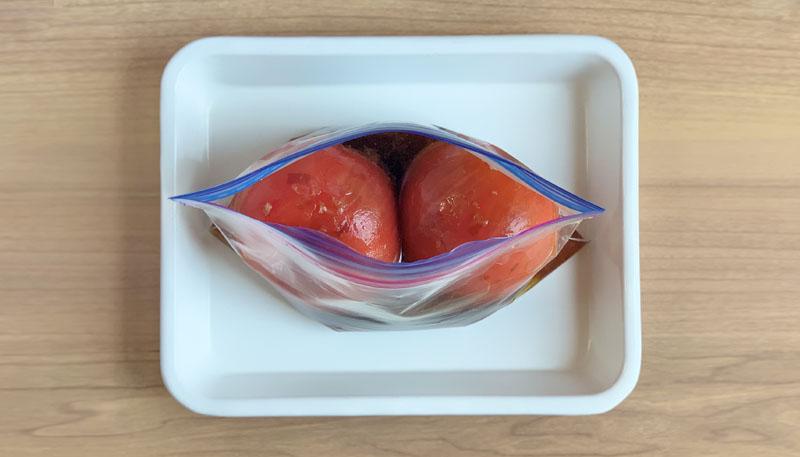 トマトの丸ごとお浸し