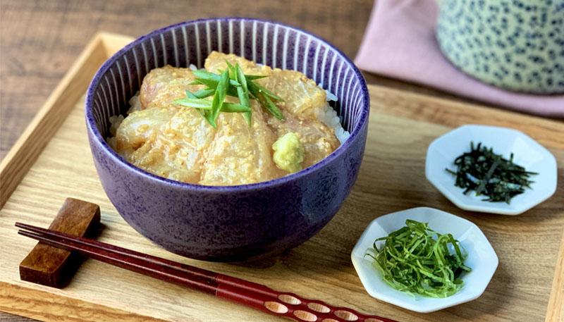 鯛のごま味噌茶漬け